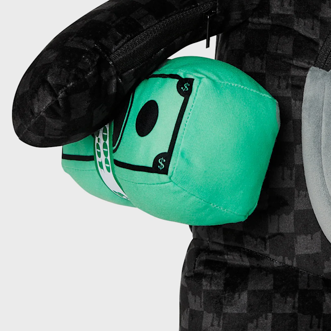 SPRAYGROUND Dripping Sharks In Paris Moneybear Teddy Bear grau 47704 6