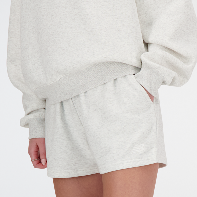 New Balance Sport Essentials French Terry Shorts grijs 47711 4