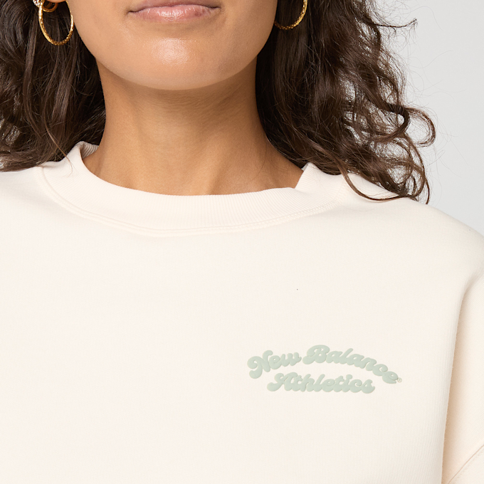 New Balance Linear Heritage Fleece Crew beż 47717 3