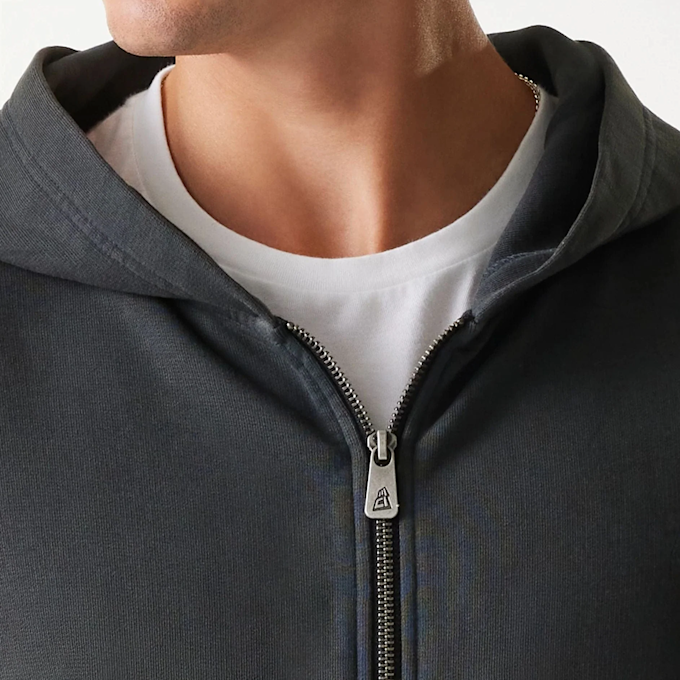 New Era NBA Washed Full Zip Chicago Bulls zwart 47724 3