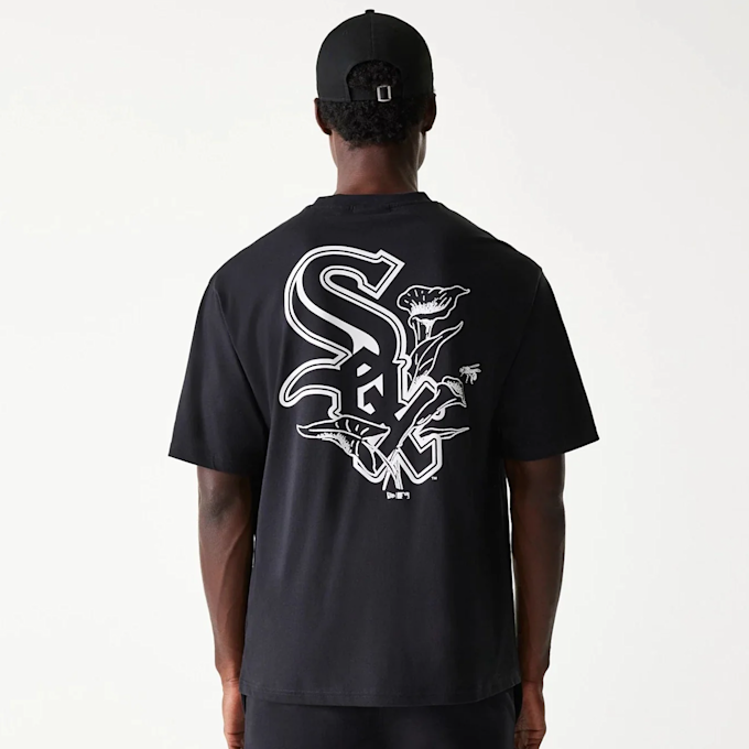 New Era MLB Chicago White Sox Floral Graphic Oversized Tee nero 47727 2