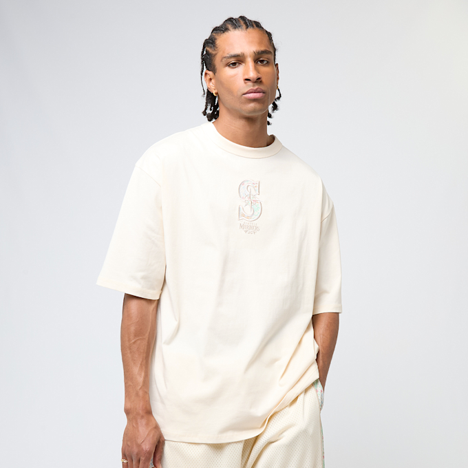 New Era MLB Infill Seattle Mariners Oversized Tee bege 47734 1