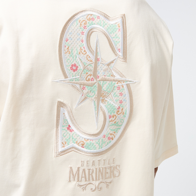New Era MLB Infill Seattle Mariners Oversized Tee bež 47734 4