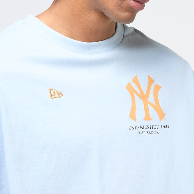 New Era MLB Baseball Graphic Oversized Tee New York Yankees azul 47733 3