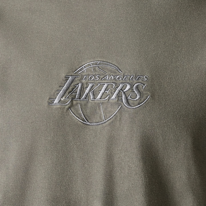 New Era NBA Los Angeles Lakers Washed T-Shirt grau 47745 3