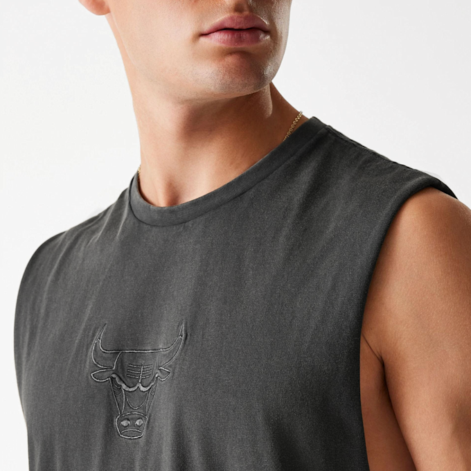 New Era NBA Chicago Bulls Washed Tanktop cinzento 47752 3