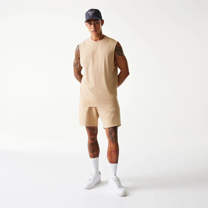 New Era NBA Chicago Bulls Washed Tanktop beige 47750 5