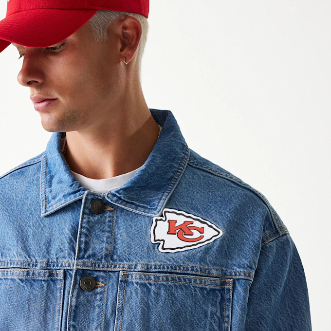 New Era NFL Denim Jacket Kansas City Chiefs blauw 47755 3
