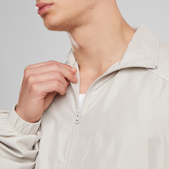 Urban Classics Piped Panel Trackjacket beige 47782 3