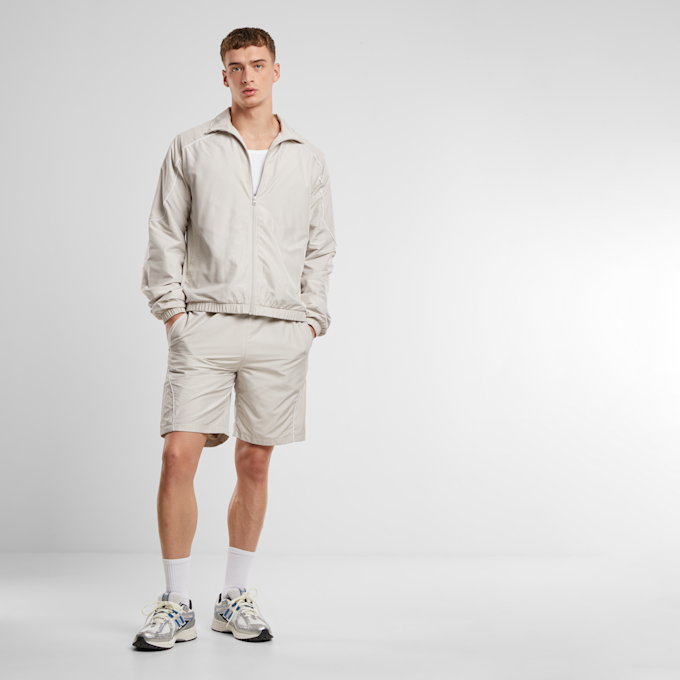 Urban Classics Piped Panel Trackjacket beige 47782 4