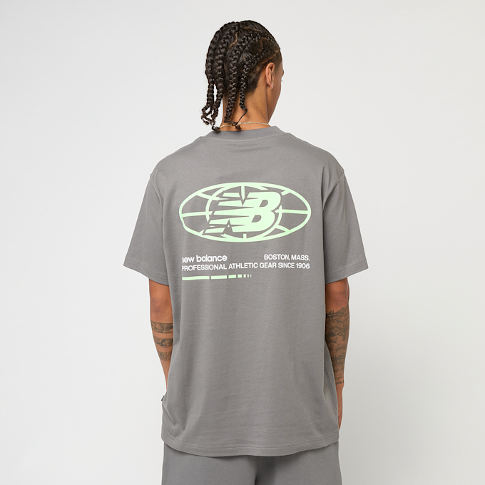 New Balance Back Print Graphic Tee cinzento 47820 2