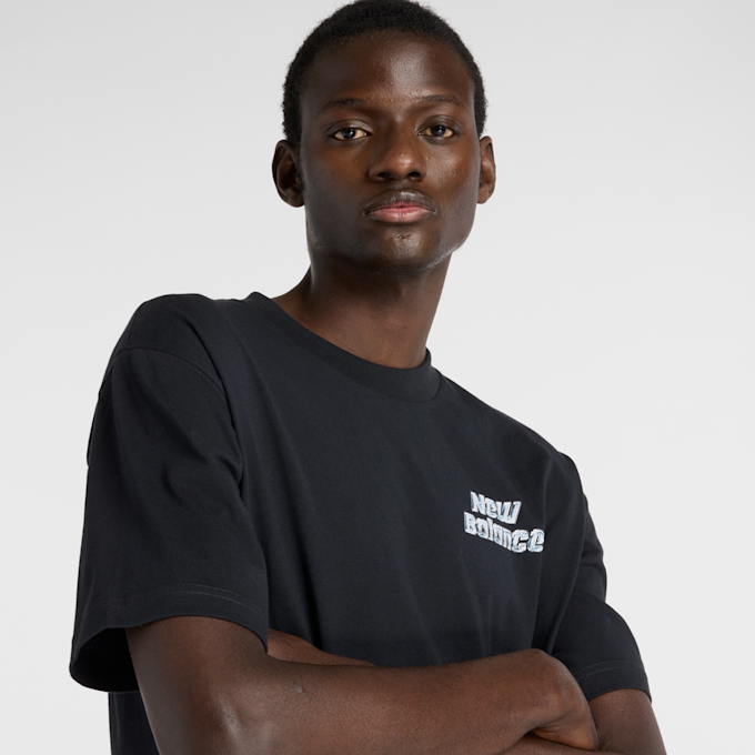 New Balance Chrome Runner T-Shirt czarny 47825 3