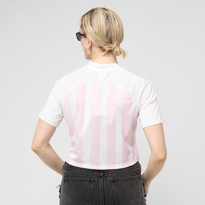 Nike Sportswear Shortsleeve Crop Football Trend Top weiß 47835 2