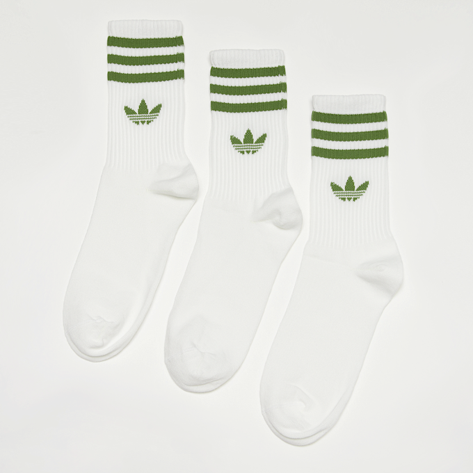 adidas Originals Calcetines Crew adicolor (3 Pack) blanco 47929 1
