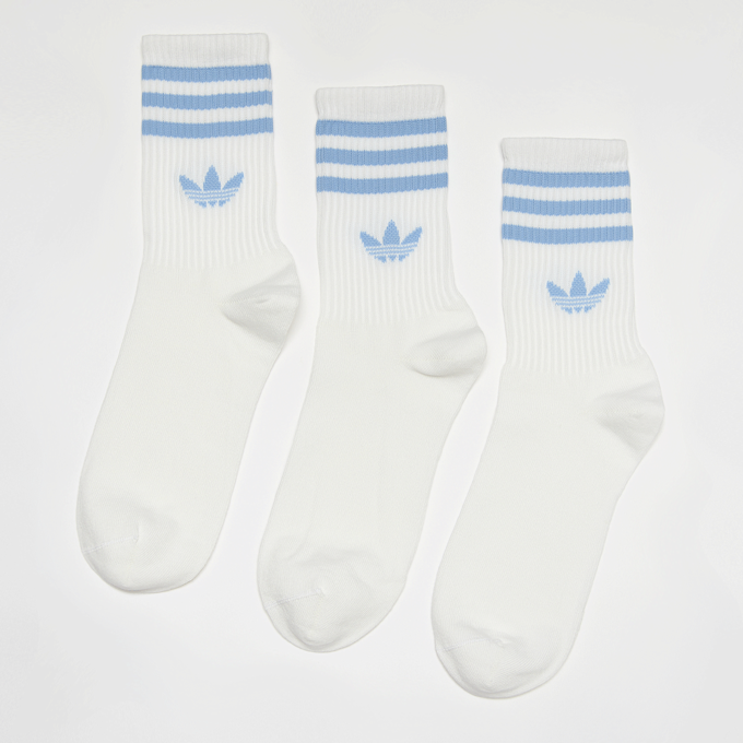 adidas Originals Calcetines clásicos adicolor Crew (3 Pack) blanco 47927 1