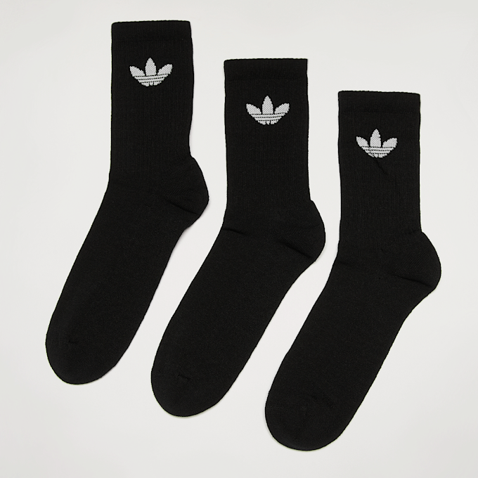 adidas Originals 3 PACK - Trefoil Cushion Crew Socken crna 47958 1
