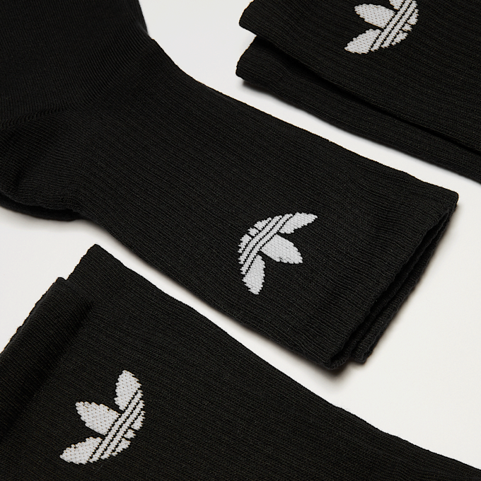 adidas Originals 3 PACK - Trefoil Cushion Crew Socken preto 47958 2