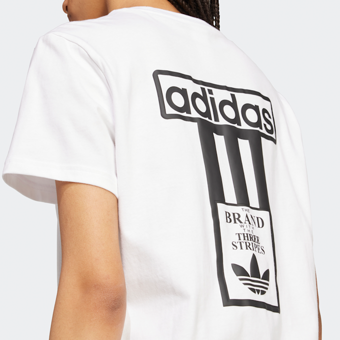 adidas Originals T-shirt Adibreak bianco 48012 4