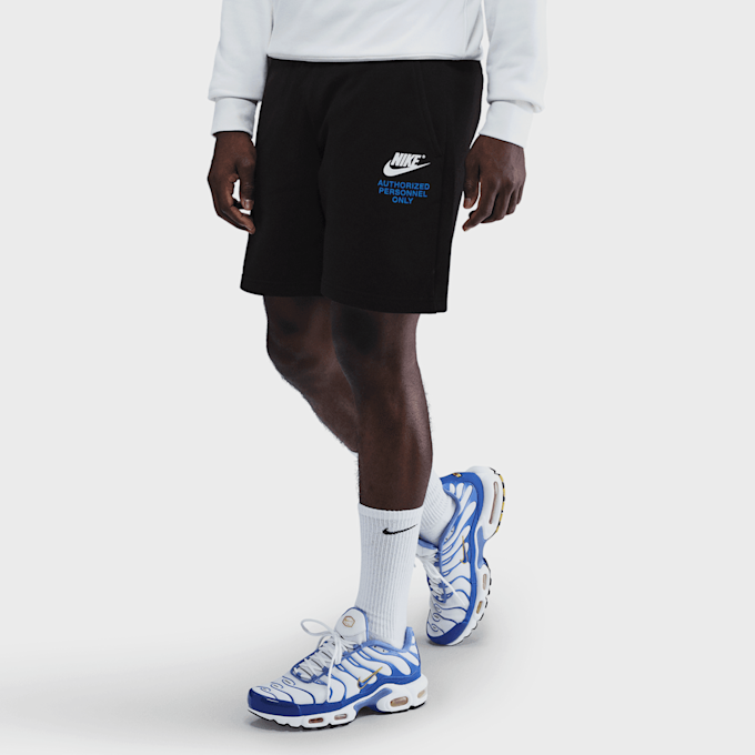 Nike Sportswear Athletic French-Terry Shorts crna 48022 1