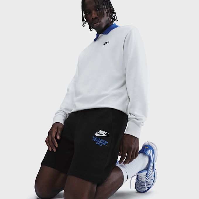 Nike Sportswear Athletic French-Terry Shorts crna 48022 5