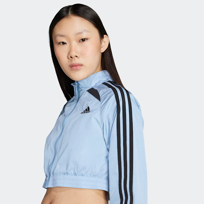 adidas Originals Teamgeist Adicolor Cropped Track Top blauw 47982 3