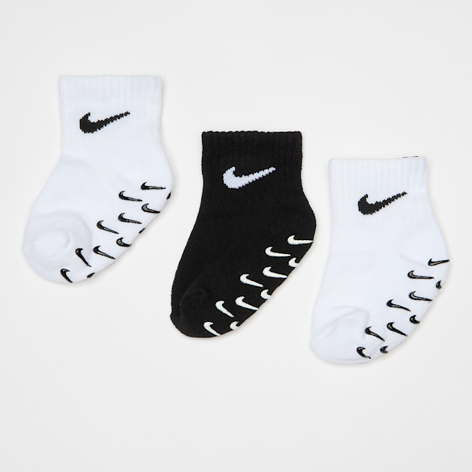 Nike 3 PACK - Infants/Toddler Gripper Quarter Socks weiß 48063 1
