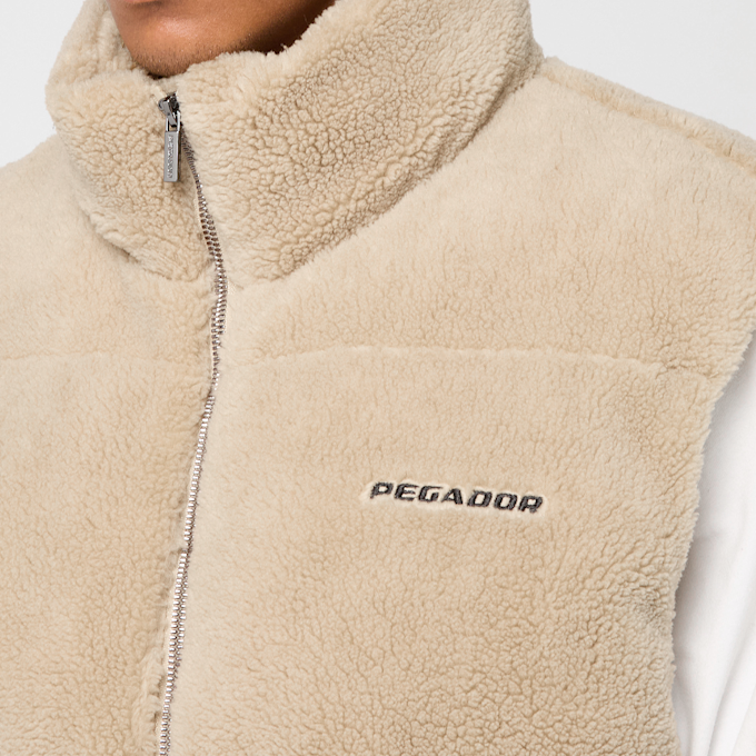Pegador Landin Teddy Puffer Vest beige 48081 3