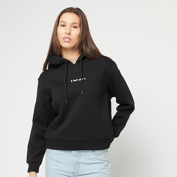 Miss Tee I Dont Give A Hoody negro 48084 2