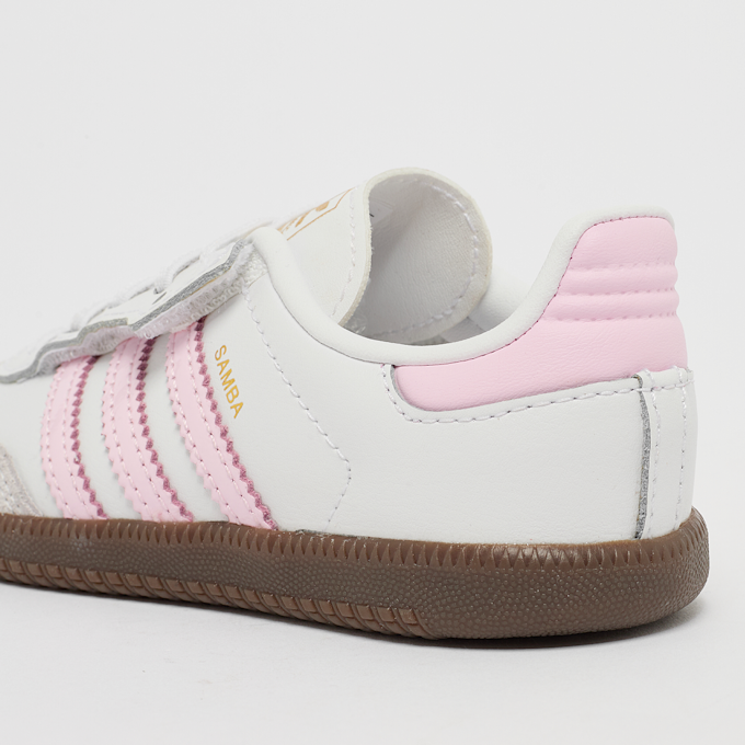 adidas Originals Samba OG Comfort Closure Elastic Lace Niños Pequeños rosa 48139 7