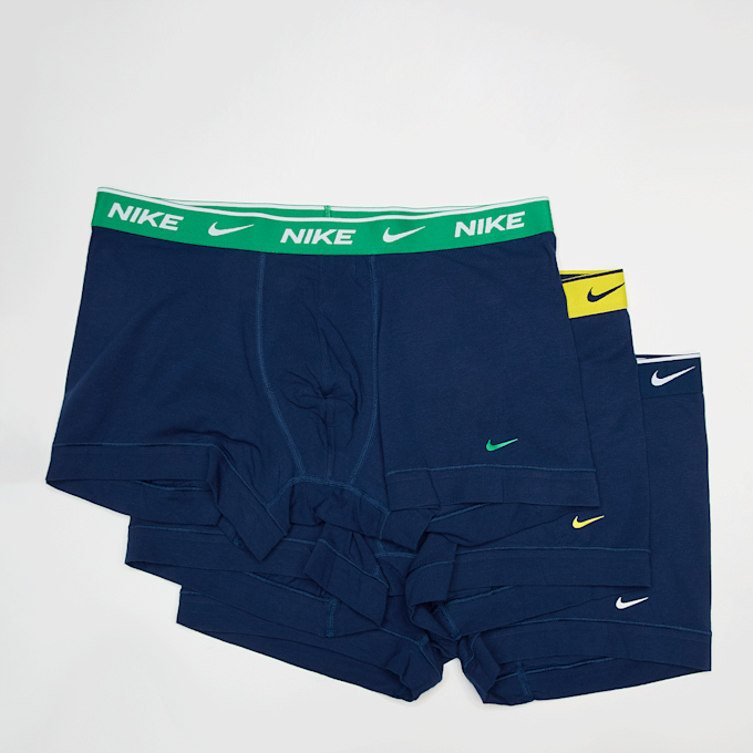 Nike 3 PACK - Everyday Cotton Stretch Trunk azul 48267 1