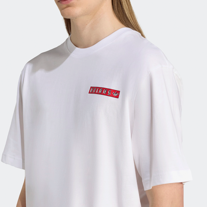 adidas Originals Graphic Tee bianco 48293 4