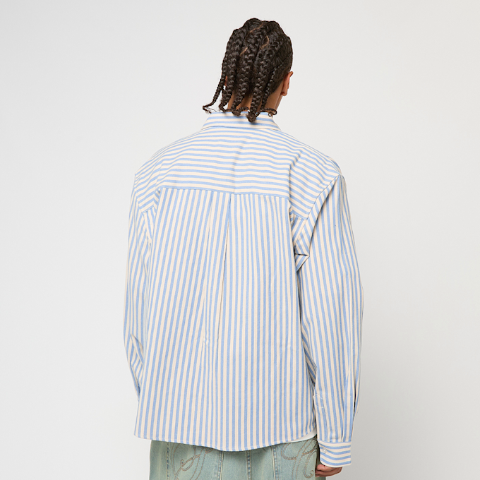 Prohibited Striped Vacation Shirt plava 48330 2