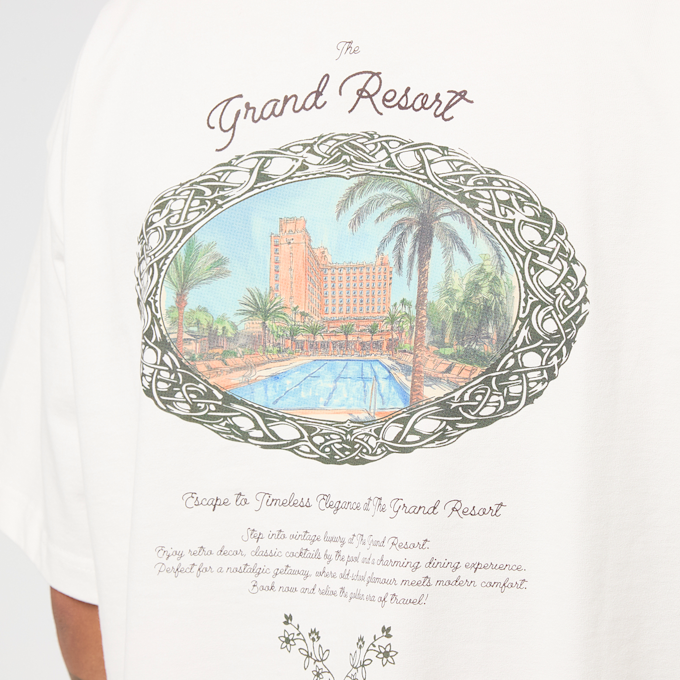 Prohibited Grand Pool Tee beige 48332 4