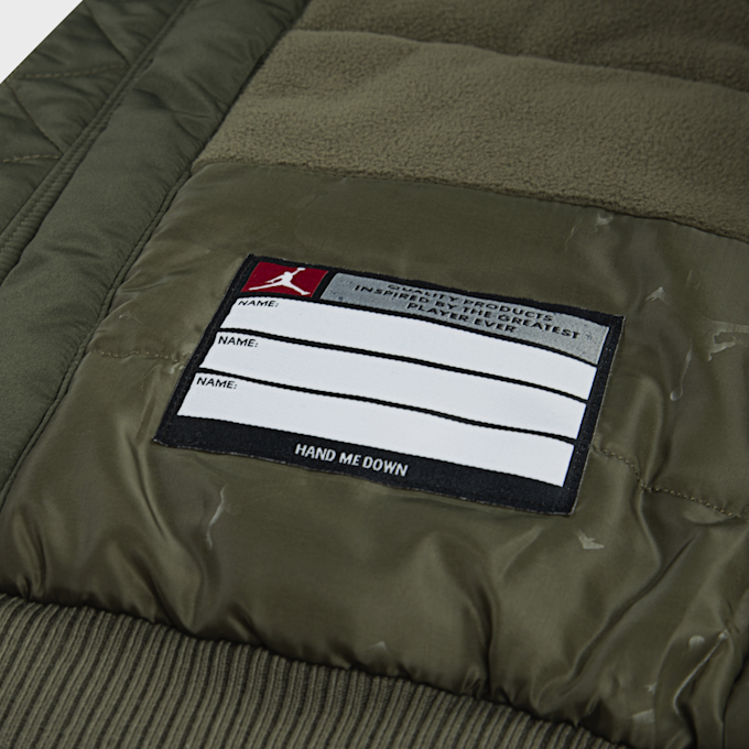 Jordan Big Logo Hooded Bomber zielony 48414 4