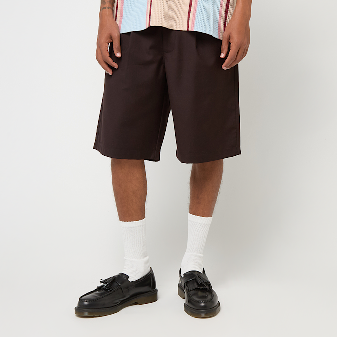 Prohibited Pleated Shorts braun 48337 1