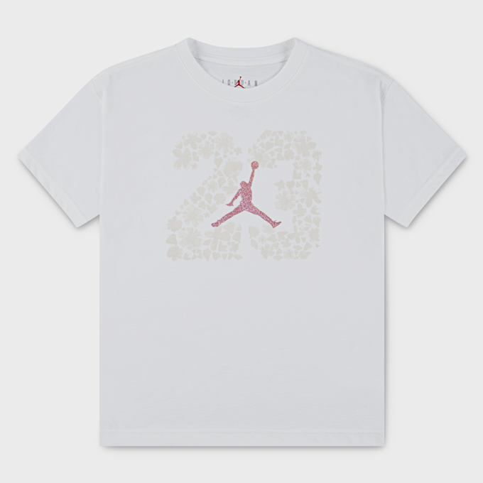 Jordan 23 Floral Short Sleeve Tee biały 48422 1