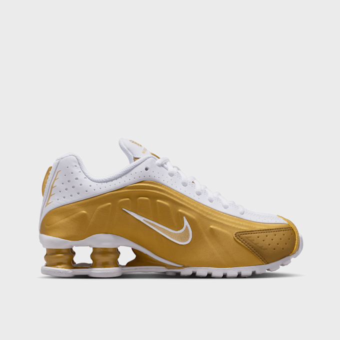 Nike   Shox R4 (GS) goud 48467 2