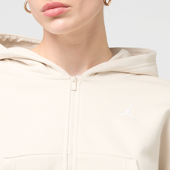 Jordan Brooklyn Fleece Full Zip Modern Crop bege 48596 3