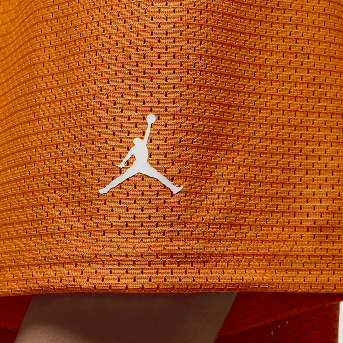 Jordan Brooklyn Short Sleeve Mesh Jersey arancione 48613 4