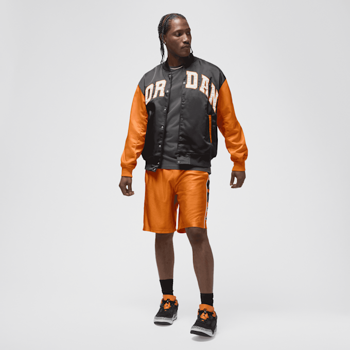 Jordan Brooklyn Cat Scratch Shorts oranje 48703 7