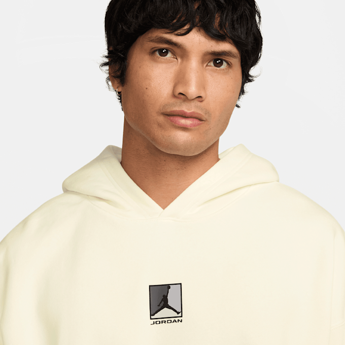 Jordan Brooklyn Graphic Pullover Hoodie cinzento 48705 3