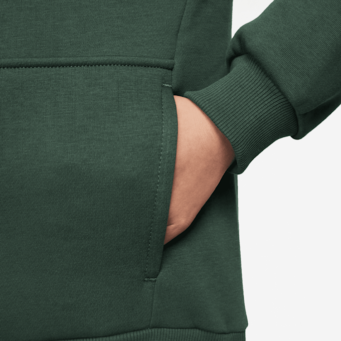 Nike Sportswear Club Fleece Hoodie Low Brand Read vert 48780 3