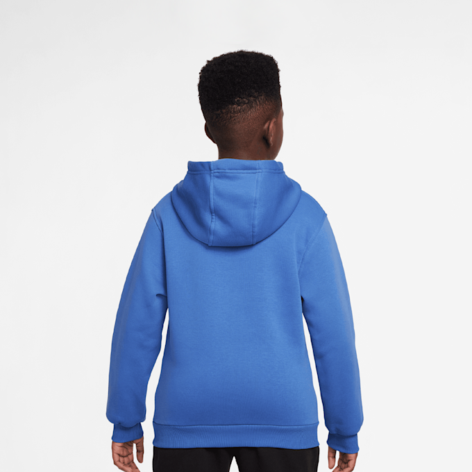 Nike Sportswear Club Fleece Hoodie Low Brand Read bleu 48774 2