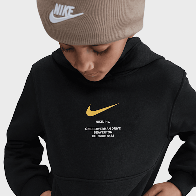 Nike Sportswear Athletic Pullover Hoodie Basketball czarny 48775 3