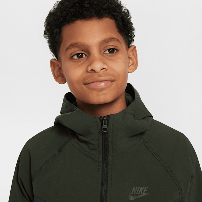 Nike Sportsweat Tech Woven Full Zip Jacket groen 48742 3