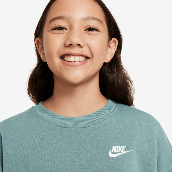 Nike   Sportswear Club Fleece Oversized Crew zielony 48747 3