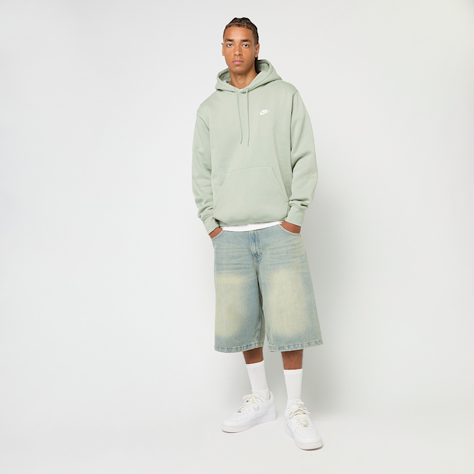 Nike Club Fleece Hoodie verde 48686 4