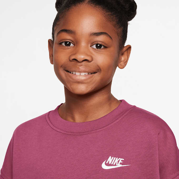 Nike   Sportswear Club Fleece Oversized Crew rouge 48748 3