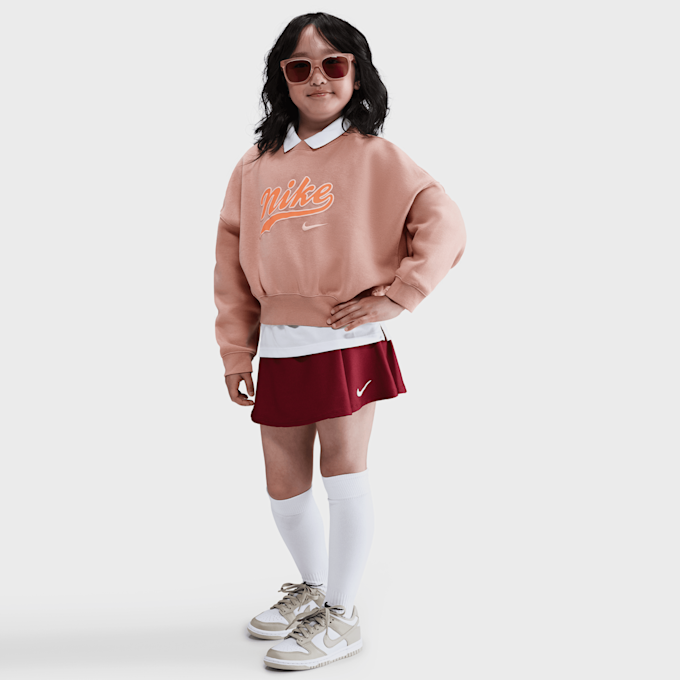 Nike Sportswear Cropped Fleece Sweatshirt różowy 48751 4