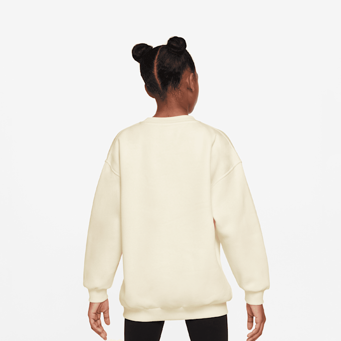 Nike   Sportswear Club Fleece Oversized Crew bege 48758 2